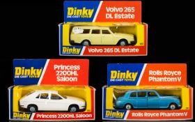 Dinky Diecast Scale Model Cars - All In Original Boxes ( 3 ) In Total. All In Mint Condition.