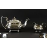 George III - Silver Teapot with Matched