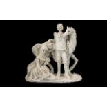 A Resin Figure Group Romantic figure gro