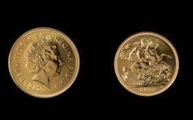 Queen Elizabeth II 22ct Gold Full Sovere