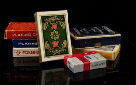 Collection Of Vintage Playing Cards Six In Total.