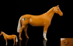 Beswick Horse Figure ' Huntsman Horse ' Model No 1484, Designer A. Gredington. Issued 1957 - 1982.