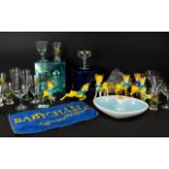 A Good Quantity Of BabyCham Items/Branded Vintage Barware A Large And Varied Lot To Include Ovoid