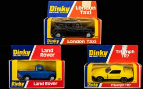 Dinky Diecast Scale Model Cars ( 3 ) In Total. All In Mint Condition - Please Confirm with Photos.