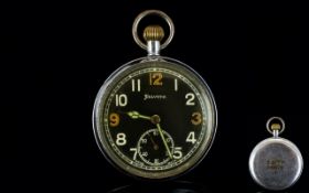 Helvetia - British World War II Military Pocket Watch. c.1940.