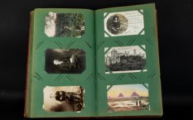 Early 20th Century Postcard Album Containing Approx 250 cards,