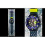 Swatch Scuba 200 Ultra Quartz Precision ' Captain Nemo ' SDB101 Wrist Watch.