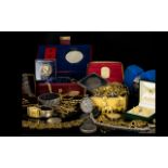 A Mixed Collection Of Contemporary And Vintage Costume Jewellery And Watches Contains various early