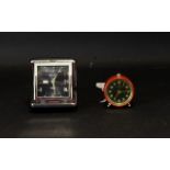 The Ebosa Miniature Alarm Clock Vintage alarm clock complete with original box and instruction