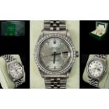 Rolex Automatic Datejust Gents Stainless Steel Wristwatch,