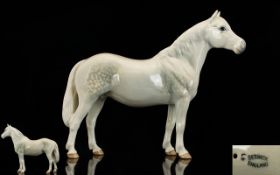 Beswick Horse Figure - Connemara Pony - Grey colour way ' Terese of Leam ' Model No 1641.