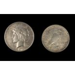 American Liberty Peace Silver One Dollar - Date 1923. Mint Philadelphia. Please See Photo.