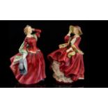Two Early 1930's Royal Doulton Figurines To include HN 2065, 'Blithe Morning' Designer L.