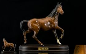 Beswick Horse Figure ' Spirit of the Wind ' Model No 2688. Designer Graham Tongue.