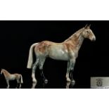 Beswick Horse Figure - Rare Colour way ' Hunter ' Model H260. Strawberry Roan Colour way.