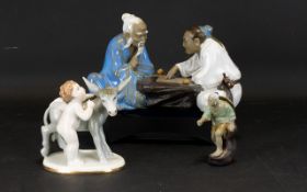 A Small Collection Of Ceramic Figures Th