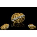 Kutchinsky Signed 18ct Yellow Gold And D