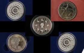 Royal Mint Collection of Boxed Silver Pr