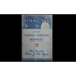 1935 FA Cup Final Programme Sheffield Wednesday v West Bromwich Albion dated Saturday April 27th