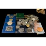 Mixed Lot Of Various Coins To Include Two Britain's First Decimal Coins Sets, Three Pences,