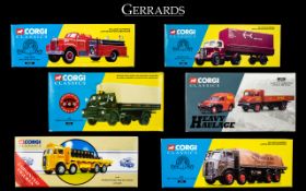 A Collection of Corgi Classics Ltd and Numbered Edition Diecast Models / Trucks / Vans for The