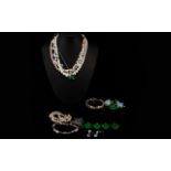 Good Quality Collection of Costume Jewellery, Includes Tibetan Silver Items, Pearl Necklaces, Silver