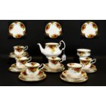 Royal Albert 'Old Country Roses' part tea service to include 6 cups, 6 saucers,