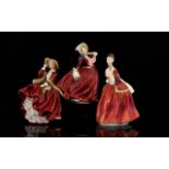 Royal Doulton Collection of Hand Painted Ceramic Figurines ( 3 ) 1/ Top o' the Hill, HN1834,