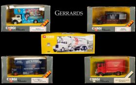 A Collection of Mint Condition Corgi Classics Diecast Models ( 5 ) Boxed Models,