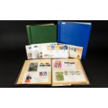Stamp Interest - Three stamp albums with contents from all over the world from all ages.