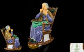 Royal Doulton Hand Painted Figure ' Stitch In Time ' HN2352. Designer M. Nicoll. Issued 1966 - 1998.