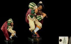 Royal Doulton HN 2171 'The Fiddler' Figure Issued 1956-1962, designed by M. Nicoll, raised on
