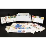 Stamp Interest - Shoebox of modern high quality hand written first day covers.