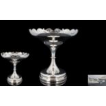 Walker and Hall Impressive and Nice Quality Silver Comport / Tazza of Pleasing Form,