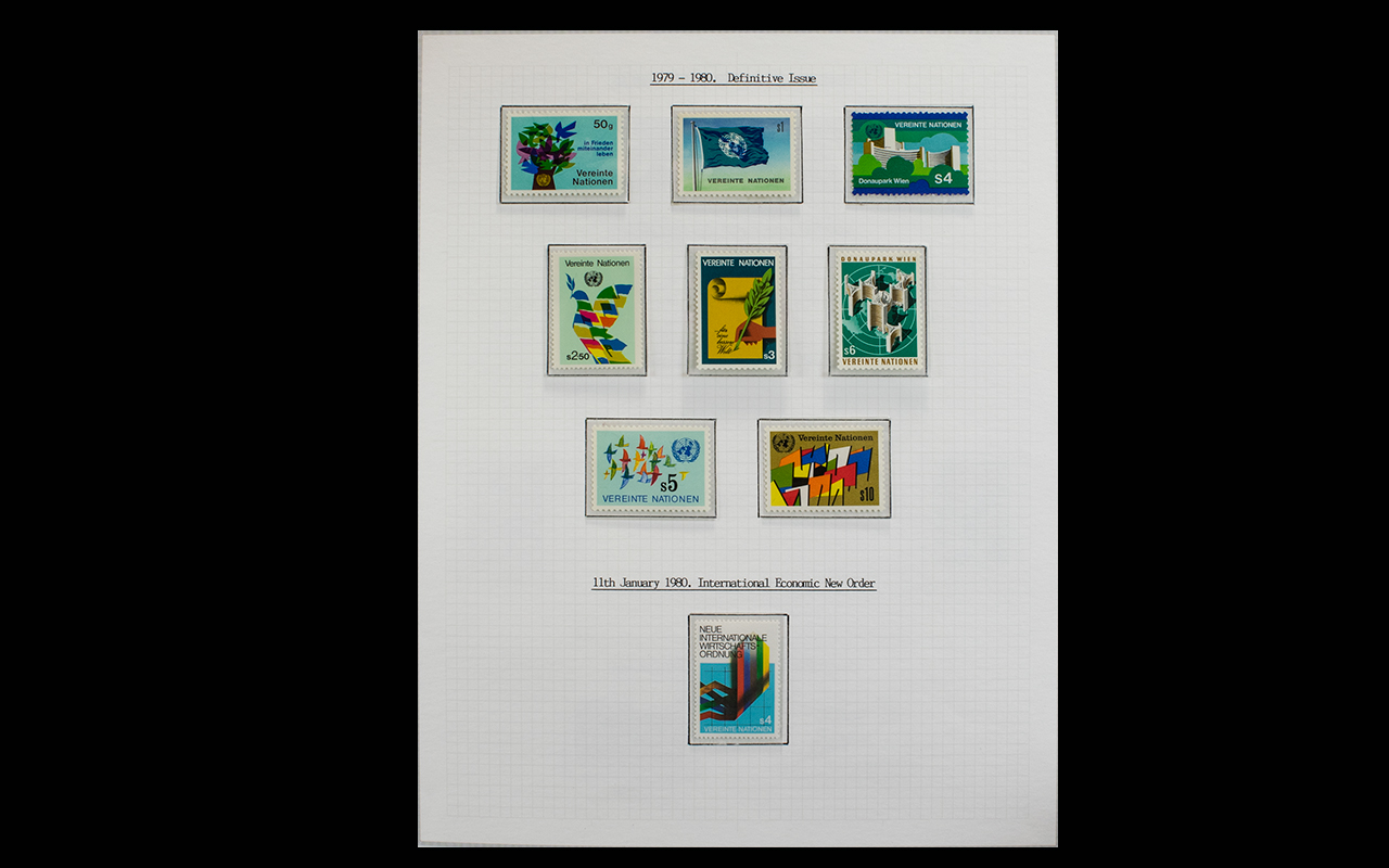 Stamp Interest - A very classy well presented album of UN stamps. the album alone cost £50. - Image 2 of 4