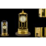 German Late 19th Century Louvre Style Tall & Impressive Torsion Pendulum 400 Day Anniversary Clock