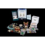 Good Collection of Costume Jewellery, Some are Sterling Silver, Includes Necklaces, bracelets,