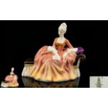 Royal Doulton Hand Painted Figurine ' Reverie ' Colourway Peach. HN2306. Designer M. Davies.