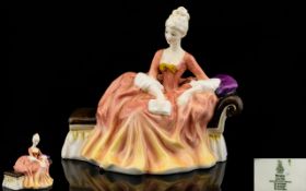 Royal Doulton Hand Painted Figurine ' Reverie ' Colourway Peach. HN2306. Designer M. Davies.