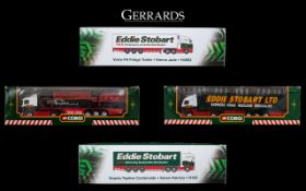 Corgi Eddie Stobart Collection Diecast Models ( 4 ) Four In Total - All with Boxes,