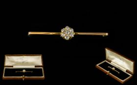 Victorian Period 15ct Gold Brooch Set Brooch,