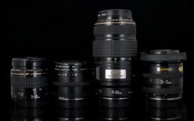 Canon Interest - Collection Of Impressive Camera Lenses Four In Total.