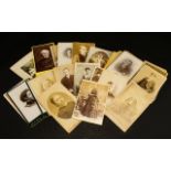 A Collection Of Carte De Visite 23 in total to include various studios eg, Horace H Dudley,