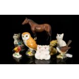 A Collection of Beswick Figures ( 8 ) In Total. All Figures are 1st Quality & Mint Condition.