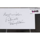 Patrick Troughton (No. 2 Dr. Who) Autograph - on a card.