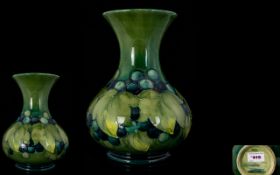William Moorcroft Signed Waisted and Bulbous Shaped Vase, Unusual Version.