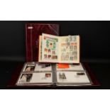 Stamp Interest - Two Stamp Albums and one small Stock Book of Modern Commonwealth Stamps,