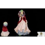 Paragon Hand Painted Bone China Figurine ' Lady Patricia ' Marked 116 B.H. Monogram. c.