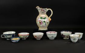 A Collection Of Mixed Oriental Design Tea Bowls Eight in total to include English Chinoiserie,