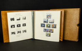 Stamp Interest - Good quality Windsor Sovereign stamp album in slipcase housing an almost complete